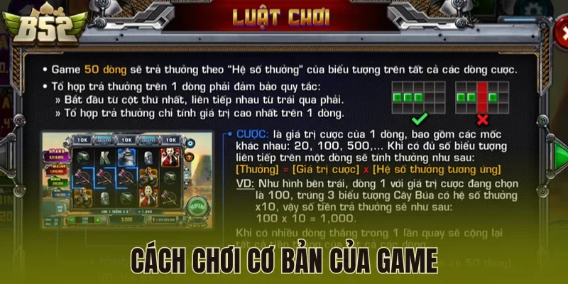 Cách chơi cơ bản của game