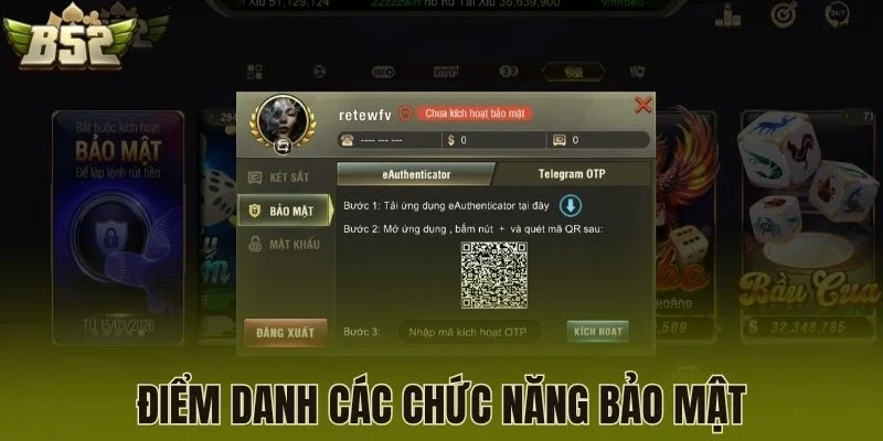 Điểm danh các chức năng bảo mật