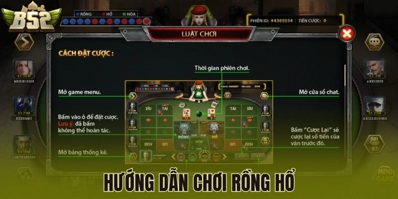 Hướng dẫn chơi rồng hổ