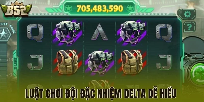 Luật chơi Đội đặc nhiệm Delta dễ hiểu