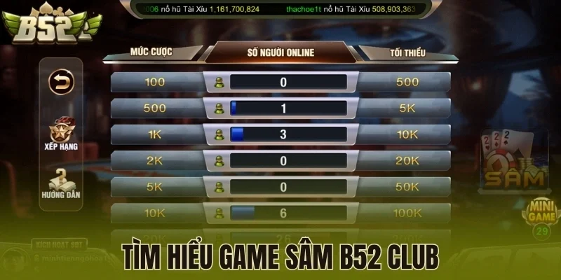 Tìm hiểu game Sâm B52 Club