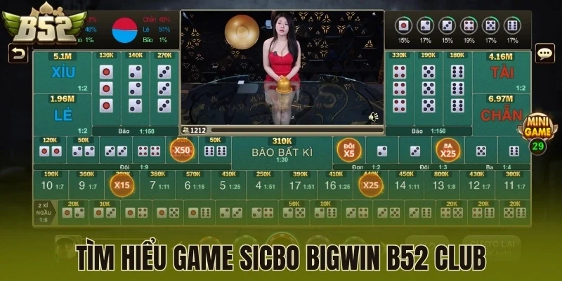 Tìm hiểu game Sicbo Bigwin B52 Club